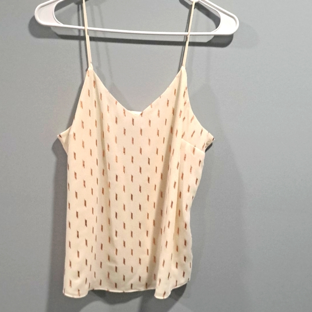 Cream and sparkle Cami